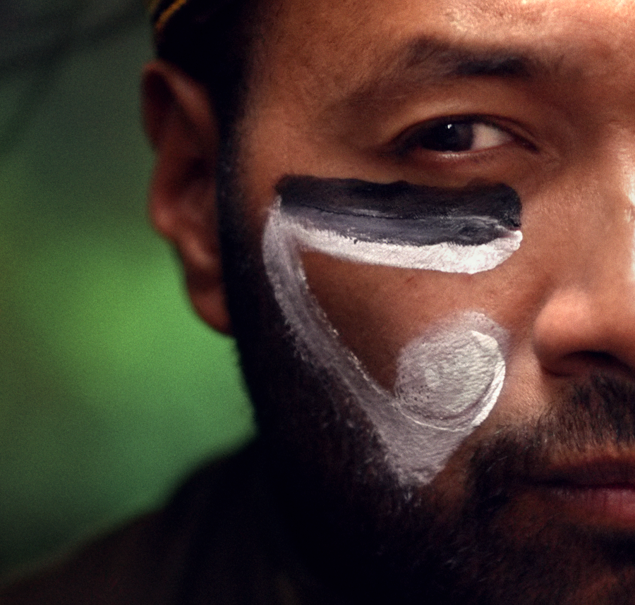 Portrait of Raki Ap, spokesperson for the Free West Papua Campaign